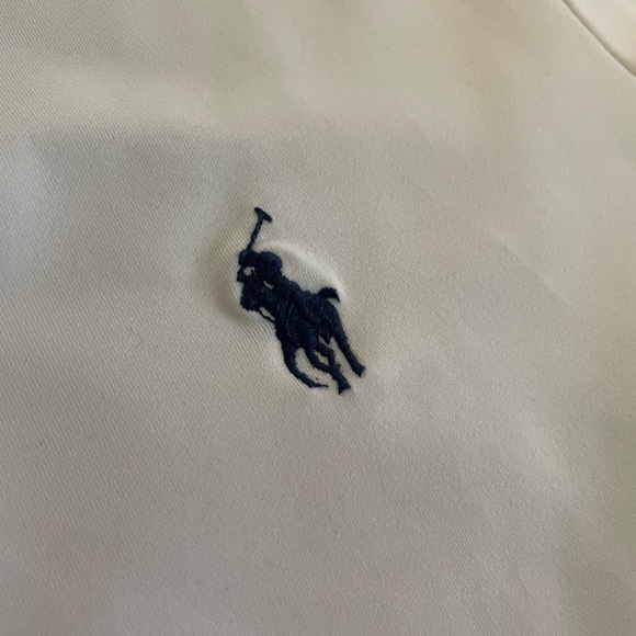 Polo Shirt White Size Medium Perfect Condition - Picture 3 of 3